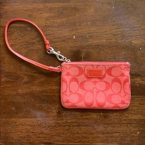 Coach Wristlet - Red